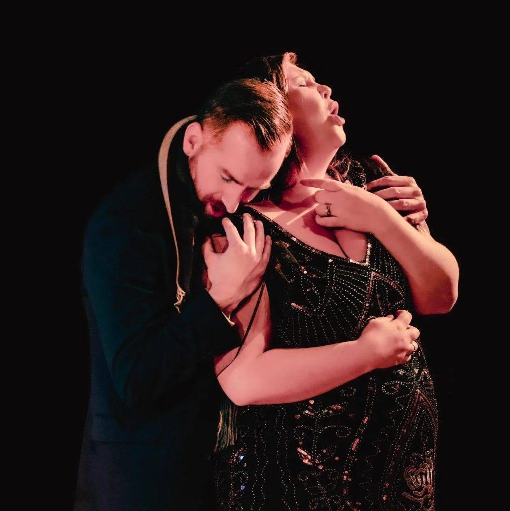 Michael O'Halloran as Marcello in Act II of Puccini's La Boheme